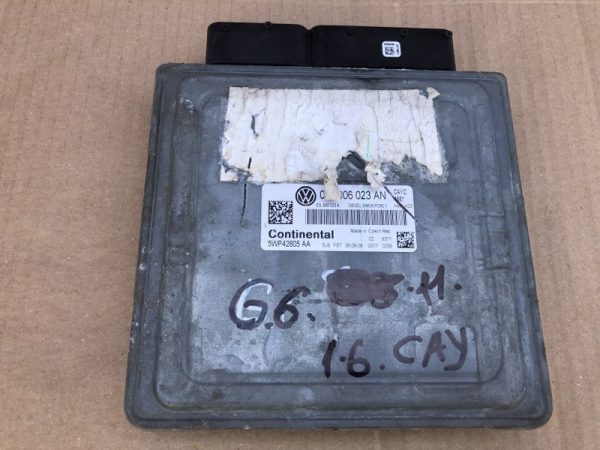 Calculator motor ECU Volkswagen Golf 6 2010 1.6 tdi CAY 03L906023AN 03L 906 023 AN - Dezmembrari Auto