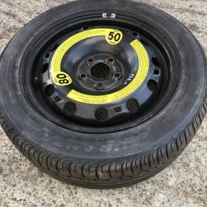 Roata de rezerva cu anvelopa Bridgestone 195/55 Skoda Fabia 2 2011 pe R15 - Dezmembrari Auto