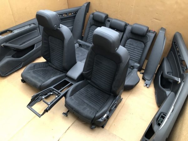 Interior piele alcantara VW Passat B8 scaune banchete fete usi cotiera - Dezmembrari Auto