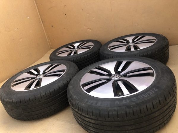 Jante aliaj VW Passat B8 R17 17 cu senzori presiune si anvelope de vara - Dezmembrari Auto