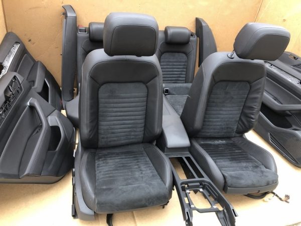 Interior piele / alcantara Volkswagen Passat B8 2017 limuzina full electric, masaj, memorie - Dezmembrari Auto - imagine 2