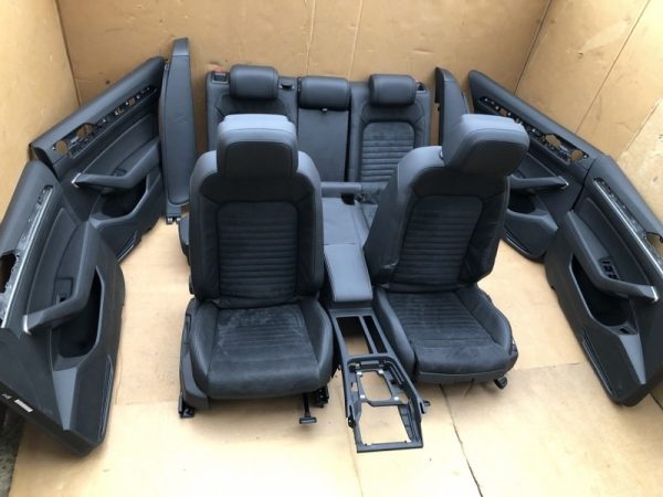 Interior piele alcantara VW Passat B8 scaune banchete fete usi cotiera - Dezmembrari Auto - imagine 2