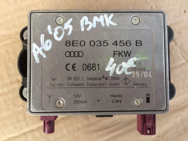 Amplificator semnal Audi A4 A6 cod 8E0035456B 8E0 035 456 B - Dezmembrari Auto