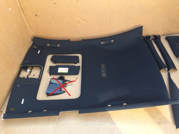 Plafon negru cu accesorii Volkswagen Passat B8 limuzina - Dezmembrari Auto - imagine 5