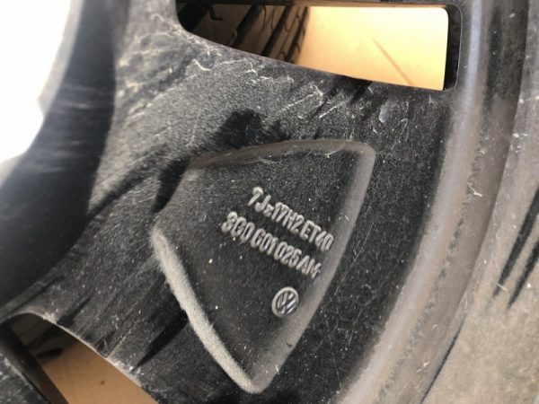 Jante aliaj VW Passat B8 R17 17 cu senzori presiune si anvelope de vara - Dezmembrari Auto - imagine 6