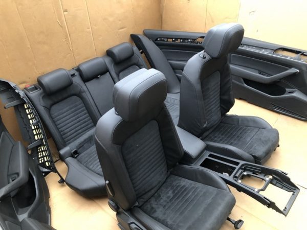 Interior piele alcantara VW Passat B8 scaune banchete fete usi cotiera - Dezmembrari Auto - imagine 8