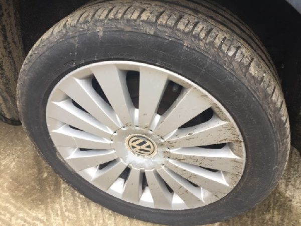 Janta aliaj originala pe R17 VW Passat B6 din 2009 5x112 - Dezmembrari Auto - imagine 3