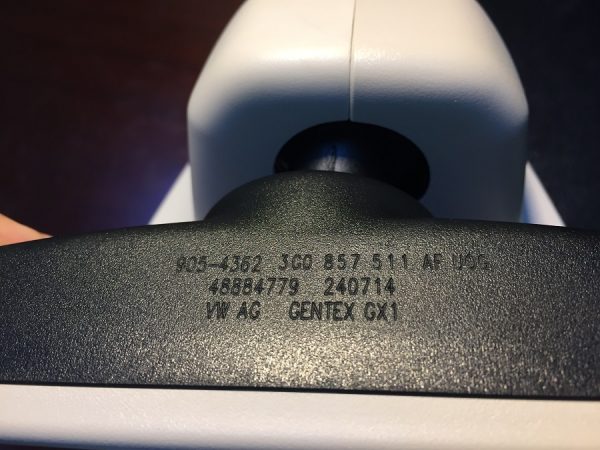 Oglinda electrocromatica VW Passat B8 din 2015 3G0857511AF - Dezmembrari Auto - imagine 2
