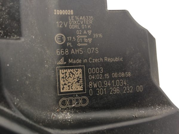 Far dreapta LED Audi A4 8W B9 din 2016 8W0941034 full led - Dezmembrari Auto - imagine 2