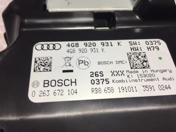 Ceasuri bord Audi A6 4G C7 3.0 tdi 4G8920931K 4G8 920 931 K - Dezmembrari Auto - imagine 2