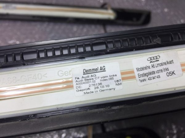 Ornamente praguri Audi A6 4G C7 iluminate - Dezmembrari Auto - imagine 4