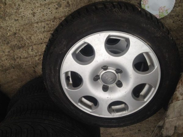 Set jante aliaj cu anvelope Audi A4 8E B7 - Dezmembrari Auto - imagine 4