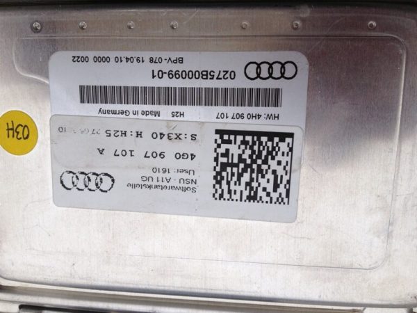 Calculator procesare imagini distanta Audi A6 4G 2011 cod 4G0907107A - Dezmembrari Auto - imagine 2