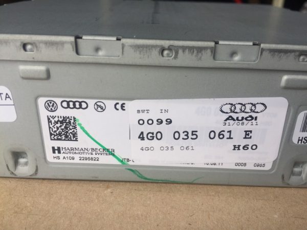 Audi A6 4G A4 8K A5 8T 3G Radio-Unit 4G0 035 061 E / 4G0035061E - Dezmembrari Auto - imagine 2