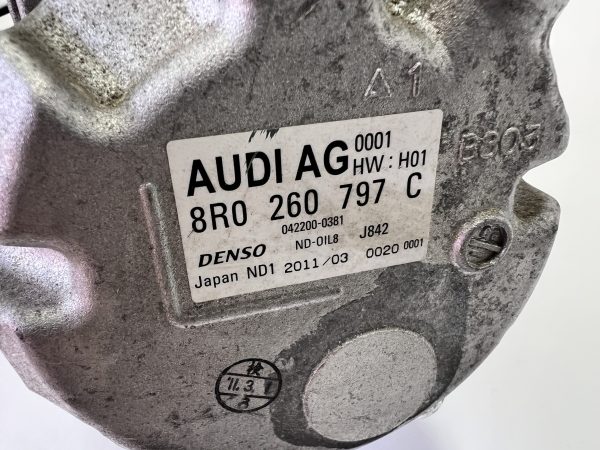Compresor clima AC Audi A6 A7 Q5 HYBRID 8R0260797C 8R0 260 797 C 8R0260797D 8R0 260 797 D - Dezmembrari Auto - imagine 8