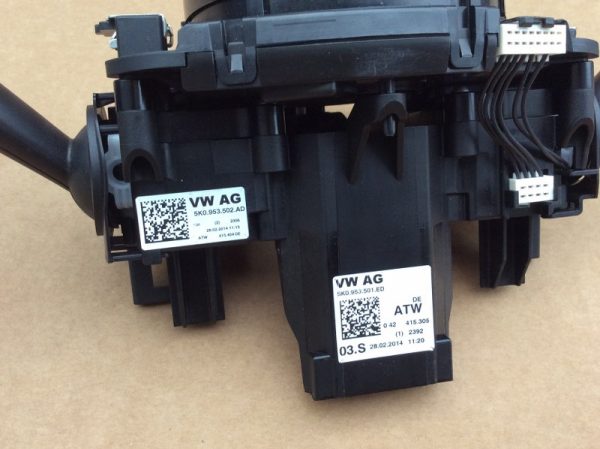 Manete semnalizare stergatoare VW Sharan 7N 5K0953501ED 5K0 953 501 ED - Dezmembrari Auto - imagine 2