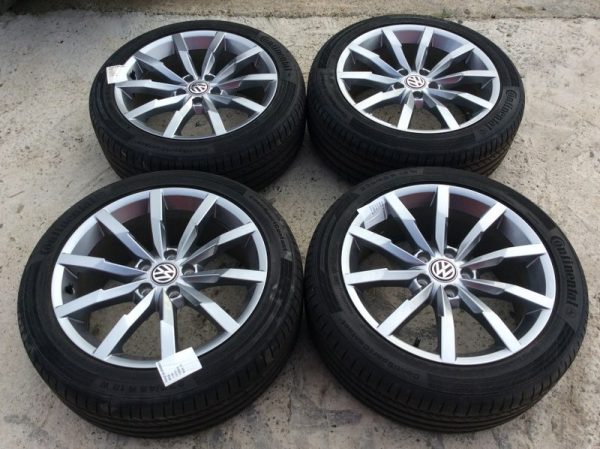 Jante Monterey cu anvelope pe 18 VW Passat B8 la 0 km - Dezmembrari Auto