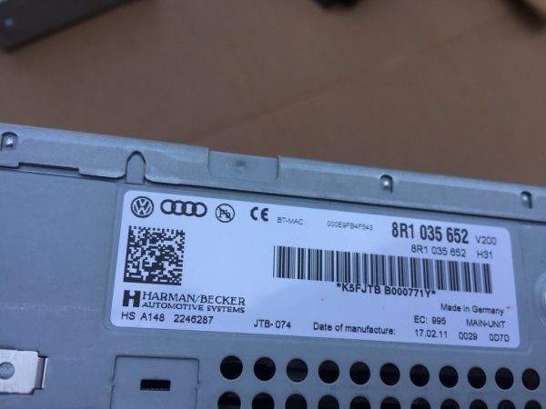 Multimedia MMI 3G Audi A4 A5 Q5 facelift 8R1035652 8R1 035 652 - Dezmembrari Auto - imagine 3