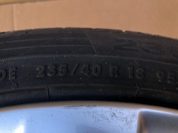 Janta Interlagos cu anvelopa VW Passat CC Scirocco 3C8601025AB 3C8 601 025 AB - Dezmembrari Auto - imagine 5
