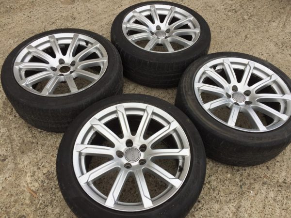 Jante pe 18 Audi A5 cu anvelope 245/40/18 - Dezmembrari Auto