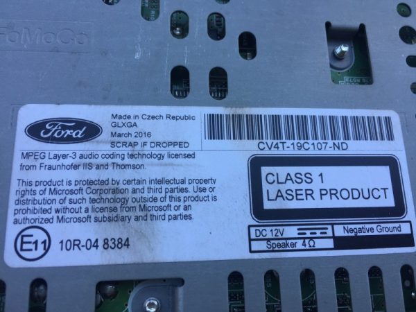 Radio CD player Ford Kuga CV4T-19C107-ND CV4T19C107-ND - Dezmembrari Auto - imagine 3