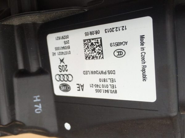 Far dreapta cu xenon Audi A3 8V 8V0941005 8V0 941 005 - Dezmembrari Auto - imagine 2
