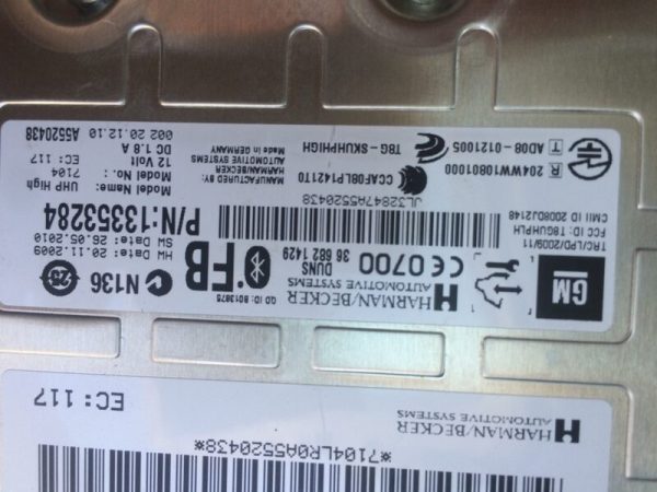 Modul bluetooth Opel Astra J Insignia Zafira B cod 13353284 - Dezmembrari Auto - imagine 3