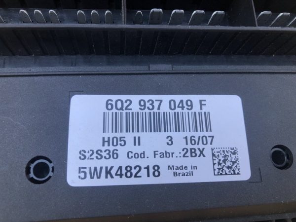 Calculator confort VW Polo 9n din 2008 6Q2 937 049 F 6Q2937049F - Dezmembrari Auto - imagine 2