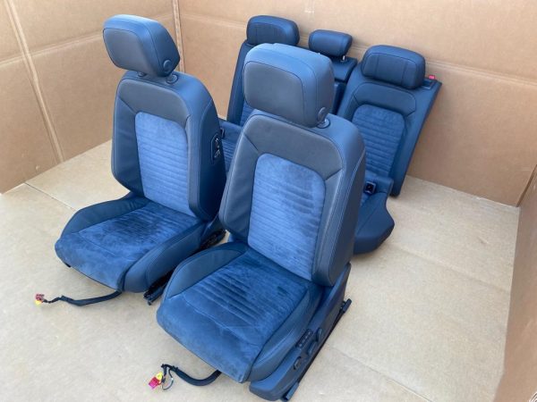 Scaune electrice cu memorie si banchete piele + alcantara VW Passat B8 limuzina - Dezmembrari Auto - imagine 11