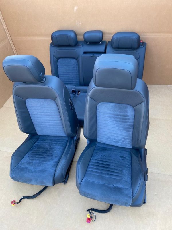 Scaune electrice cu memorie si banchete piele + alcantara VW Passat B8 limuzina - Dezmembrari Auto