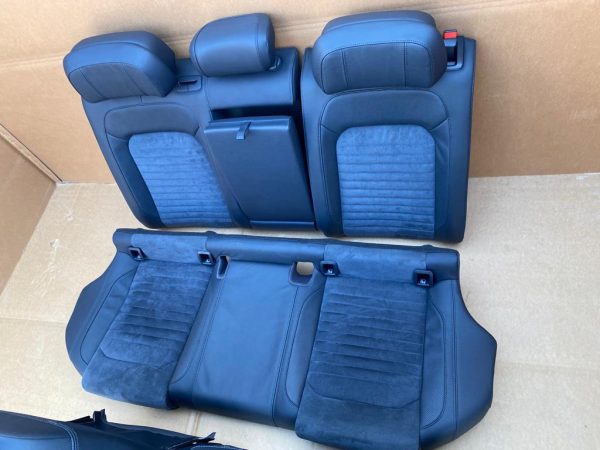 Scaune electrice cu memorie si banchete piele + alcantara VW Passat B8 limuzina - Dezmembrari Auto - imagine 9