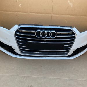 Bara fata completa cu 4 senzori parcare, spalatoare si grila radiator Audi A6 C7 2016 facelift - Dezmembrari Auto