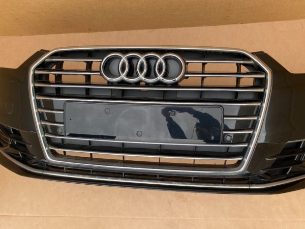 Bara fata completa cu grila radiator, 4 senzori parcare si spalatoare faruri Audi A6 C7 facelift 2016 - Dezmembrari Auto - imagine 6