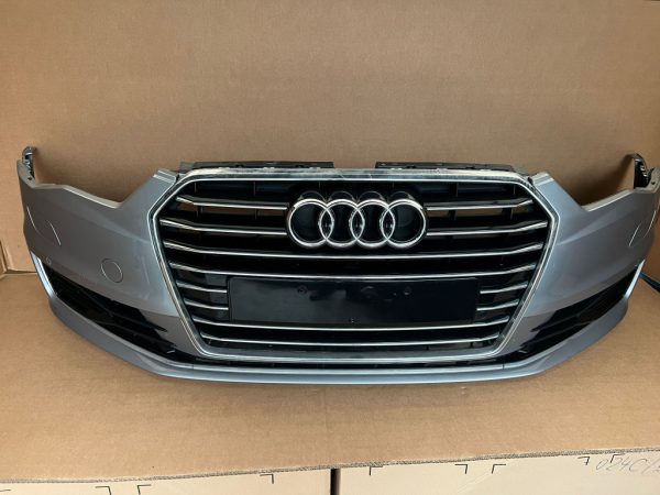 Bara fata completa cu grila radiator spalatoare faruri 4 senzori parcare Audi A6 C7 2016 facelift - Dezmembrari Auto - imagine 2