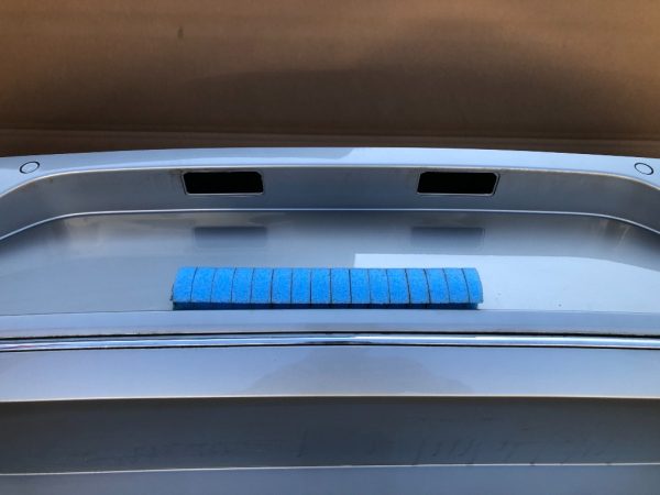 Bara spate completa cu 4 senzori parcare VW Passat B8 limuzina LB7W gri - Dezmembrari Auto - imagine 4