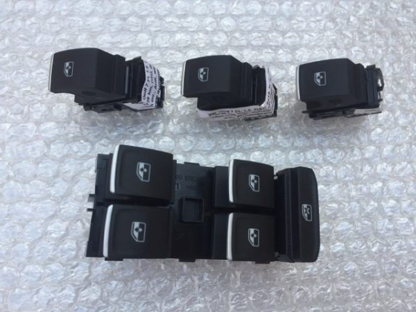 Butoane geamuri electrice cromate VW Golf 7 5G0 959 857 E 5G0959857E - Dezmembrari Auto