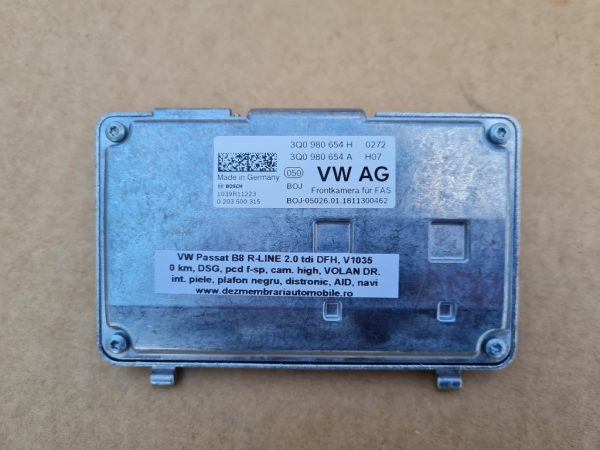 Camera video parbriz VW Passat B8 3Q0980654H 3Q0 980 654 H 3Q0980654A 3Q0 980 654 A - Dezmembrari Auto - imagine 2