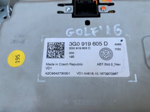 Display VW Golf 7 3G0919605D 3G0 919 605 D - Dezmembrari Auto - imagine 5