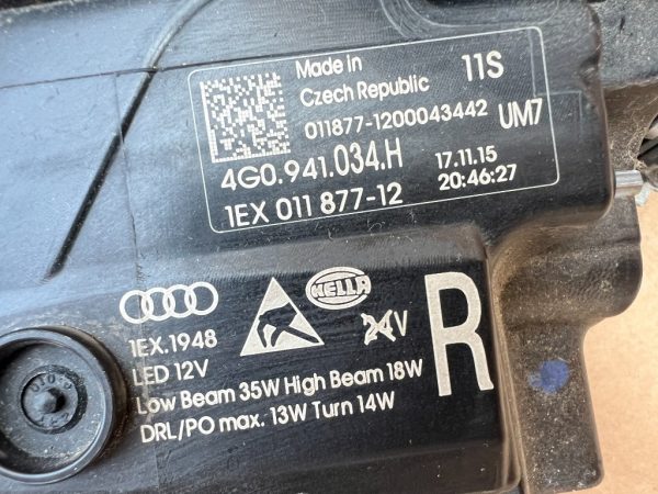 Faruri led Audi A6 C7 facelift 4G0941033H, 4G0941034H 4G0 941 033 H, 4G0 941 034 H - 0 KM - Dezmembrari Auto - imagine 5