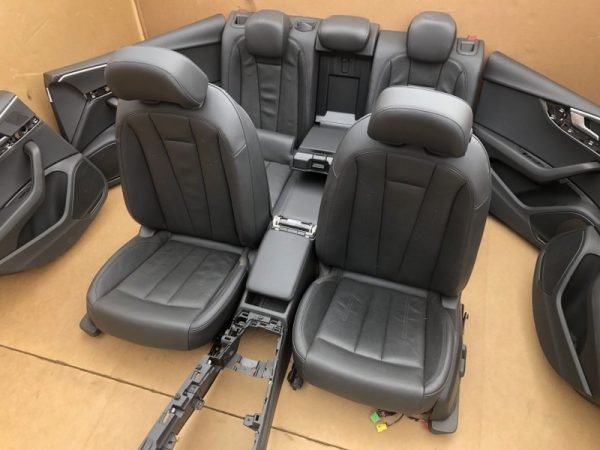 Interior complet Audi A5 F5 din 2018 - scaune, banchete, cotiera, fete usi - Dezmembrari Auto