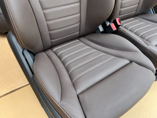 Interior scaune banchete fete usi cotiera piele maro Mercedes GLC X253 din 2017 la 0 km - Dezmembrari Auto - imagine 7