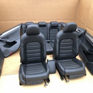 Interior piele perforata VW Golf 7 variant - scaune cu incalzire, banchete, cotiera - Dezmembrari Auto