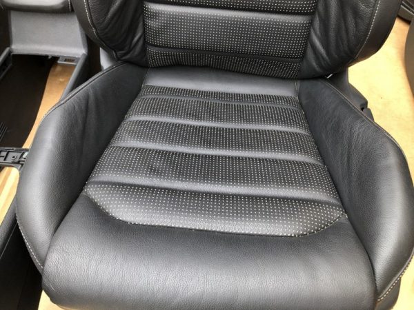 Interior piele perforata VW Golf 7 variant - scaune cu incalzire, banchete, cotiera - Dezmembrari Auto - imagine 4