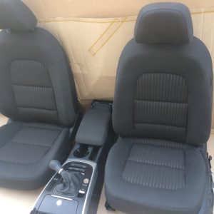 interior textil Audi A4 B8 2015 - scaune fata full electrice cu incalzire, banchete spate, cotiera - Dezmembrari Auto