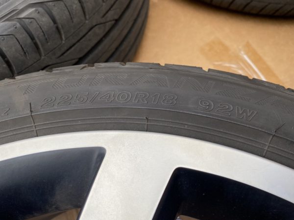 Jante originale cu anvelope Mercedes A B CLA CLASS W176 w246 A2464012102 225/40/R18 - Dezmembrari Auto - imagine 4