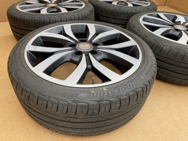 Jante originale cu anvelope Mercedes A B CLA CLASS W176 w246 A2464012102 225/40/R18 - Dezmembrari Auto - imagine 3