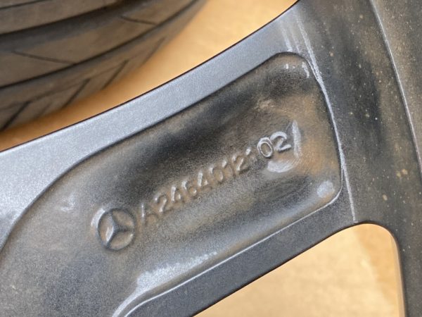 Jante originale cu anvelope Mercedes A B CLA CLASS W176 w246 A2464012102 225/40/R18 - Dezmembrari Auto - imagine 2