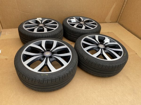 Jante originale cu anvelope Mercedes A B CLA CLASS W176 w246 A2464012102 225/40/R18 - Dezmembrari Auto
