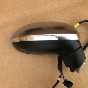 Oglinda crom dreapta VW Arteon side assist / camera 360 grade / rabatare electr. - Dezmembrari Auto