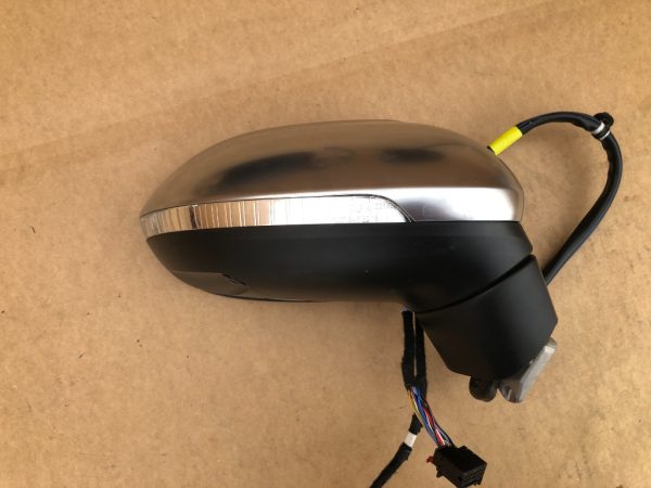 Oglinda crom dreapta VW Arteon side assist / camera 360 grade / rabatare electr. - Dezmembrari Auto